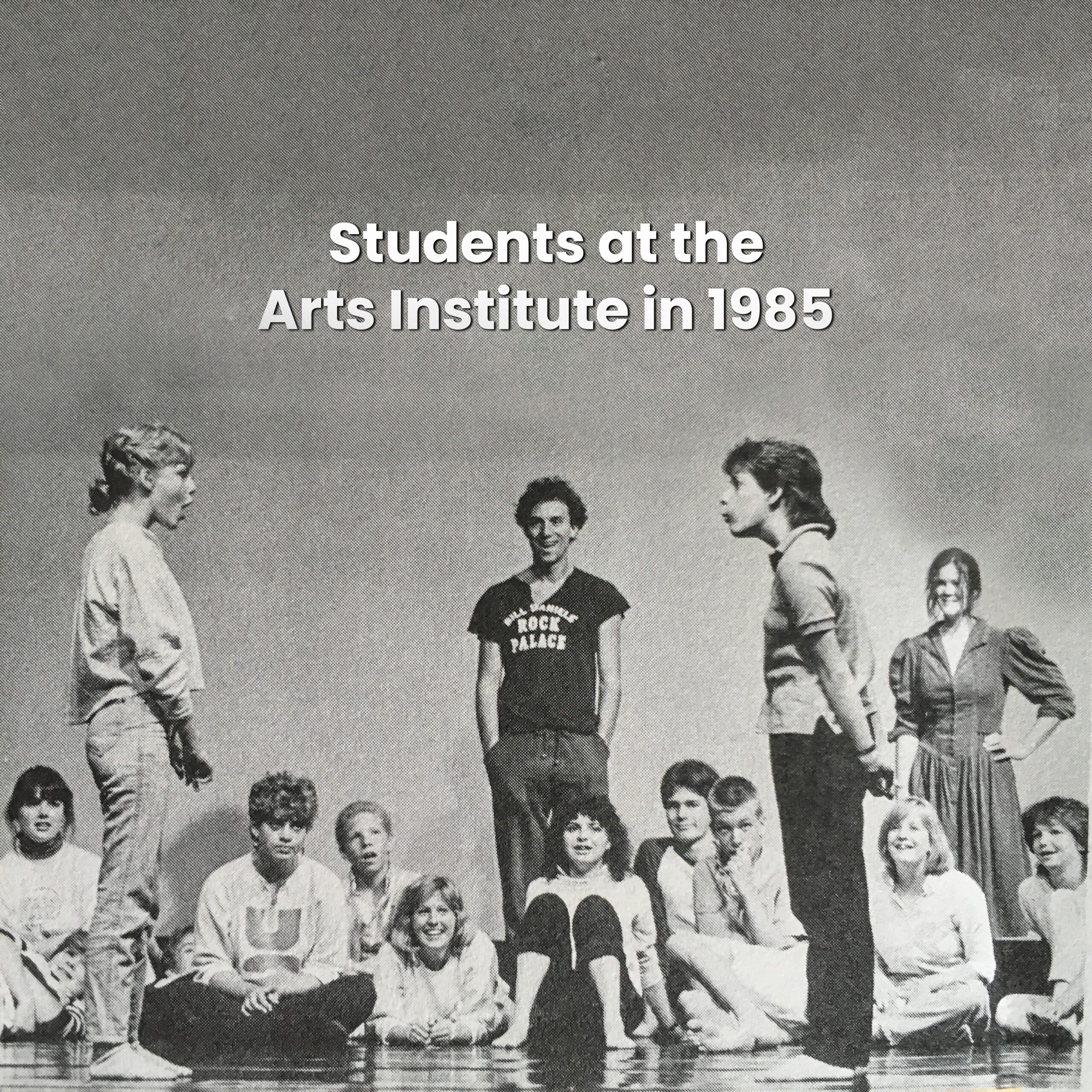 Students at the Arts Institute in 1985